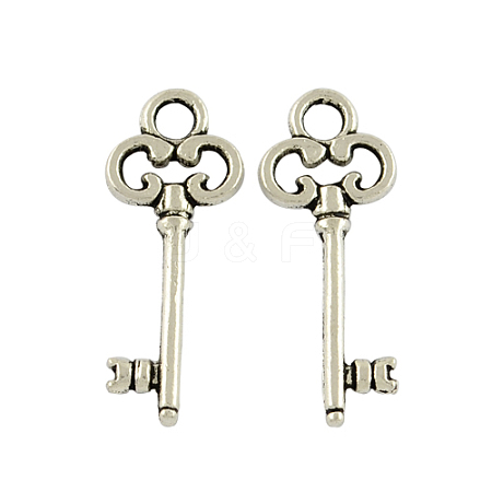 Tibetan Style Alloy Pendants TIBEP-16626-AS-RS-1