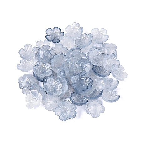Transparent Plastic Bead Caps KY-Q005-02A-01-1
