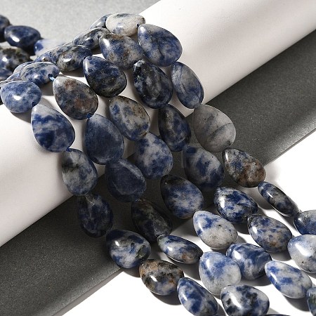 Natural Blue Spot Jasper Beads Strands G-I377-A12-1