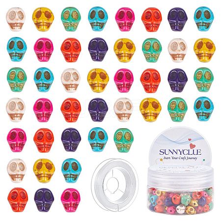 DIY Halloween Themed Stretchy Bracelet Making Kits DIY-SC0014-25A-1