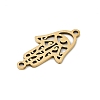 201 Stainless Steel Religion Laser Cut Connector Charms STAS-F316-37G-2