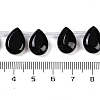 Natural Black Onyx(Dyed & Heated) Beads Strands G-B125-G01-01-4