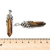 Natural Tiger Eye Pendants G-M450-01P-13-3
