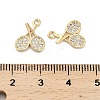10Pcs Brass Charms KK-V006-05G-01-4