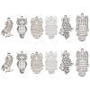 Unicraftale 12Pcs 6 Style 304 Stainless Steel Pendants STAS-UN0024-59-2