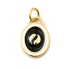 Brass Enamel Charms KK-A268-09G-02-1