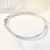 304 Stainless Steel Link Chain Bracelets for Women BJEW-Z178-11P-2
