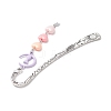 Acrylic Heart Bookmark AJEW-JK00226-3