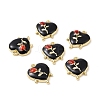 Alloy Enamel Pendants PALLOY-F285-08A-LG-3