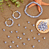 180Pcs Handmade Flower Printed Porcelain Ceramic Beads PORC-LT0001-08B-3