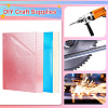 CRASPIRE 2 Sheets Glitter Acrylic Sheet DIY-CP0007-51-4
