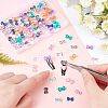 Olycraft 120Pcs 12 Styles Bowknot Resin Cabochons MRMJ-OC0002-90-3