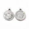Non-Tarnish 304 Stainless Steel Pendant Cabochon Settings STAS-F290-18P-1