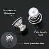 40Pcs 2 Styles Spiral Hair Pin Coil Iron Hair Accessories OHAR-SP0001-10A-5