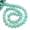 Natural White Jade Bead Strands X-G-R346-6mm-17-2