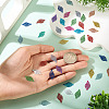91Pcs 13 Colors Spray Paint 430 Stainless Steel Pendants STAS-TA0006-05-7