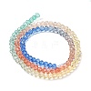 Transparent Painted Glass Beads Strands X1-DGLA-A034-T4mm-A02-5