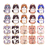 20Pcs 10 Styles Printed Alloy Pendants FIND-PH0021-07-7