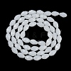 Electroplate Imitation Jade Glass Beads Strands LS-EGLA-N013-J8mm-D03-2