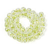 Handmade Foil Lampwork Beads Strands FOIL-T008-04H-1