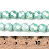 Anti-Tarnish Electroplate Glass Beads Strands EGLA-T021-8mm-15-11-4