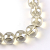 Electroplate Glass Beads Strands X-EGLA-Q062-8mm-A11-2