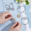 5Pcs Brass Braided Macrame Pouch Empty Stone Holder Bracelet Making BJEW-UN0001-65P-4