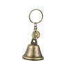 Iron Bell & Hollow Out Alloy Pendant Keychains KEYC-JKC00998-01-1