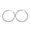 304 Stainless Steel Hoop Earrings EJEW-S250-02A-P-4