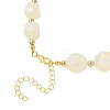 Two Tone Acrylic Twist Beaded Necklaces NJEW-JN05840-01-5