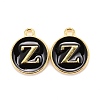Golden Plated Alloy Charms X-ENAM-S118-02Z-1
