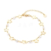 Brass Beaded Bracelets BJEW-JB06079-1