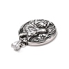 304 Stainless Steel Pendants X-STAS-J039-15AS-3