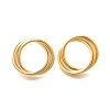 201 Stainless Steel Stud Earrings EJEW-Q026-01G-3