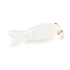 Natural Quartz Crystal Carved Pendants G-P599-08G-02-2