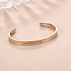 Stainless Steel Cuff Bangles for Women OO1845-1