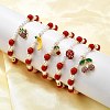 Brass Stretch Bracelets BJEW-C098-03-1