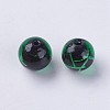 Handmade Silver Foil Lampwork Beads LAMP-J089-Q08-2