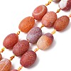Natural Weathered Agate Beads Strands G-A311-C01-01-2
