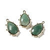 Natural Green Aventurine Pendants G-B009-02G-Q-1