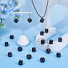 80Pcs Opaque Acrylic Beads MACR-DC0001-23-4