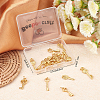 Beebeecraft 20Pcs 5 Style Brass & Alloy Pendants FIND-BBC0001-36-7