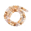 Natural Cherry Blossom Agate Beads Strands G-H062-A02-01-3