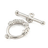 Brass Toggle Clasps KK-A223-11P-5