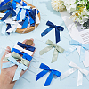 60Pcs 5 Styles Polyester Bowknot Wire Twist Ties DIY-ME0002-56B-3