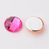 Imitation Taiwan Acrylic Rhinestone Flat Back Cabochons GACR-D002-10mm-M-2