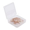 24Pcs 4 Size 316L Surgical Stainless Steel Hoop Earring Findings X1-STAS-ZZ0001-03RG-7