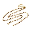 Brass Cable Chain Necklace Making KK-K337-12G-06-1