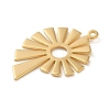 Brass Pendant KK-O100-18G-03-2