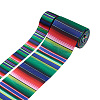 2Rolls 2 Styles Stripe Pattern Printed Polyester Grosgrain Ribbon OCOR-TA0001-37L-8